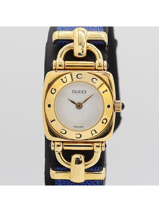 Gucci Horsebit Quartz Gold Dial Watch